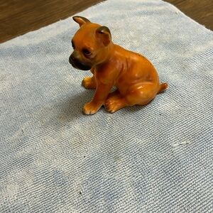 Vintage Porcelain Boxer Figurine